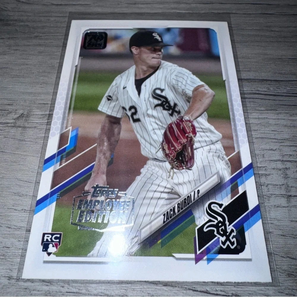2021 Topps ZACK BURDI Employee Edition Rare card #483 CHICAGO WHITE SOX